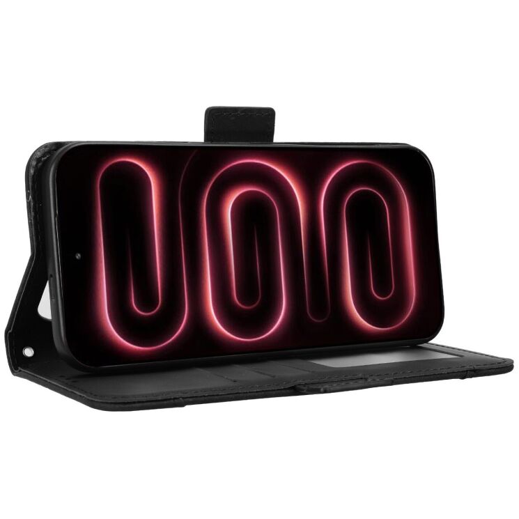 Чехол-книжка с карманами Deexe Wallet Stand для Xiaomi Poco F9 Pro - Black: фото 7 из 17