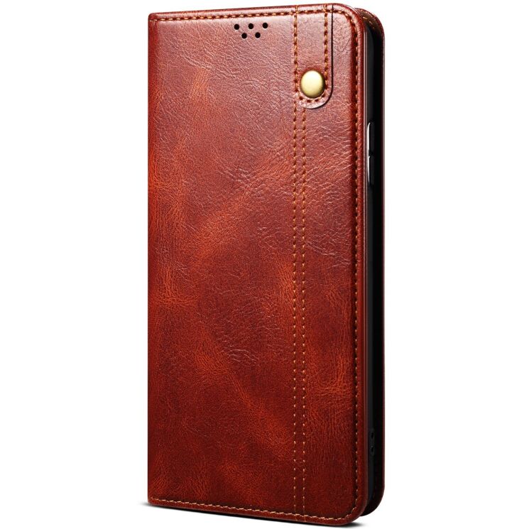 Чохол-книжка з кишеньками UniCase Leather Wallet для Samsung Galaxy A57 (A576) - Brown: фото 5 з 8