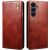 Чохол-книжка з кишеньками UniCase Leather Wallet для Samsung Galaxy A57 (A576) - Brown: фото 1 з 8