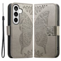 Чехол-книжка с рисунком UniCase Butterfly Pattern для Samsung Galaxy A37 (A376) - Grey: фото 1 из 10