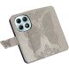 Чехол-книжка с рисунком UniCase Butterfly Pattern для Xiaomi Redmi Note 15 (4G/5G) / Poco M8 5G - Grey (404653H). Фото 4 из 8