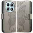 Чехол-книжка с рисунком UniCase Butterfly Pattern для Xiaomi Redmi Note 15 (4G/5G) / Poco M8 5G - Grey (404653H)