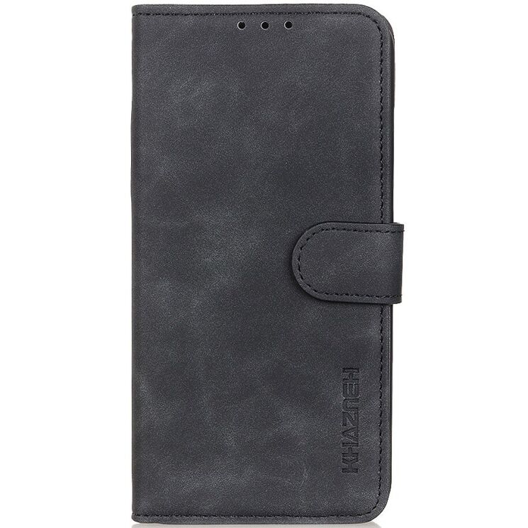 Чехол-книжка с застежкой KHAZNEH Retro Wallet для Google Pixel 10a - Black: фото 5 из 9