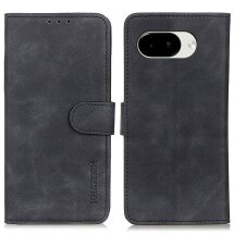 Чехол-книжка с застежкой KHAZNEH Retro Wallet для Google Pixel 10a - Black: фото 1 из 9