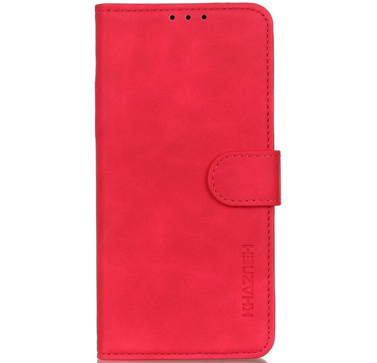 Чохол-книжка з застібкою KHAZNEH Retro Wallet для Xiaomi Redmi Note 15 Pro 5G - Red: фото 4 з 8