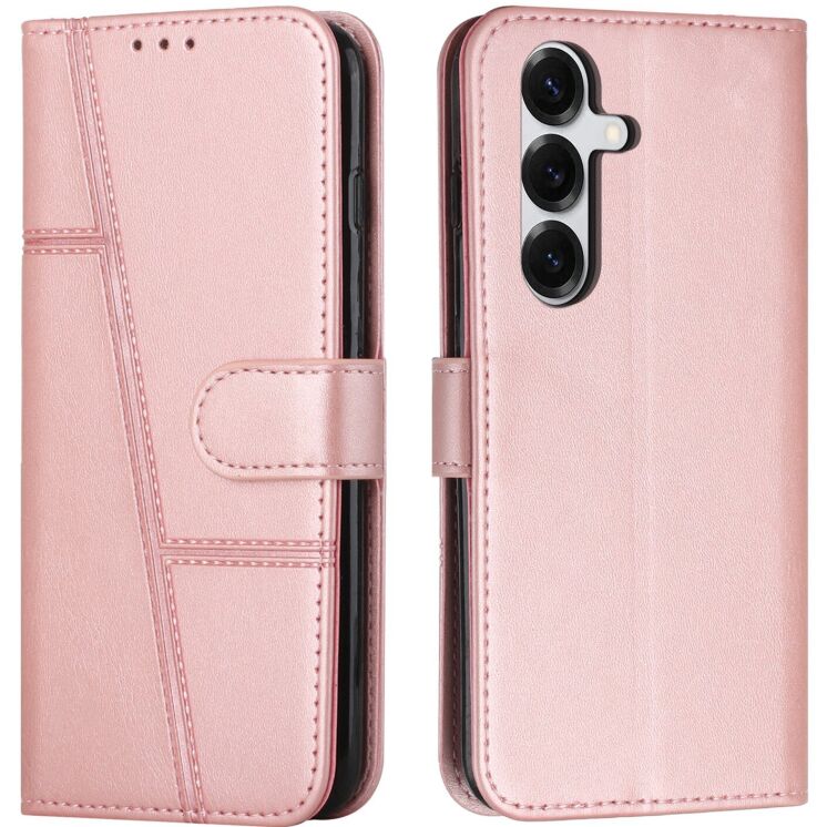 Чехол-книжка с застежкой UniCase Jet Cover для Samsung Galaxy S26 Plus - Rose Gold: фото 1 из 10