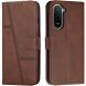 Чехол-книжка с застежкой UniCase Jet Cover для Xiaomi Redmi A7 Pro - Brown (409723Z). Фото 1 из 10