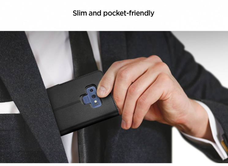 Чехол-книжка SGP Wallet S для Samsung Galaxy Note 9 (N960) - Black: фото 11 из 14