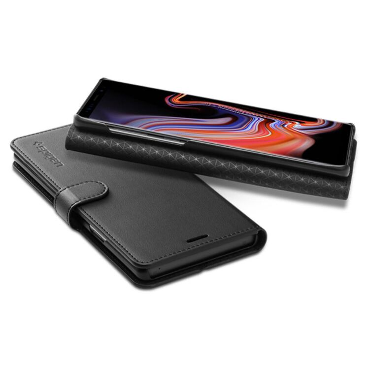 Чохол-книжка SGP Wallet S для Samsung Galaxy Note 9 (N960) - Black: фото 4 з 14