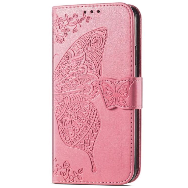 Чехол-книжка UniCase Butterfly Pattern для Motorola Edge 50 Pro - Pink: фото 4 из 8