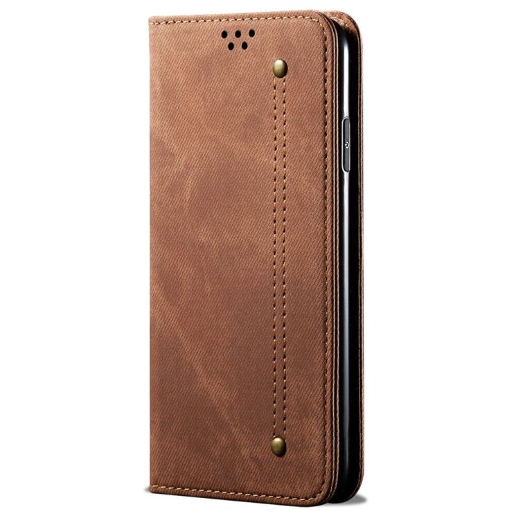 Чохол-книжка UniCase Jeans Wallet для Apple iPhone 14 Pro - Coffee: фото 2 з 6
