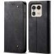 Чохол-книжка UniCase Jeans Wallet для Motorola Edge 50 Ultra - Black (354021B). Фото 1 з 6