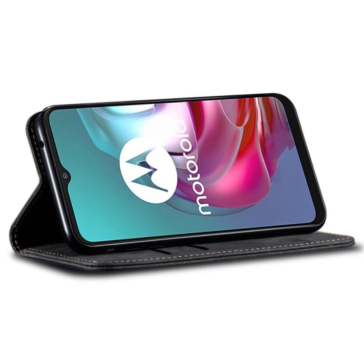 Чохол-книжка UniCase Jeans Wallet для Motorola Edge 50 Ultra - Black: фото 3 з 6