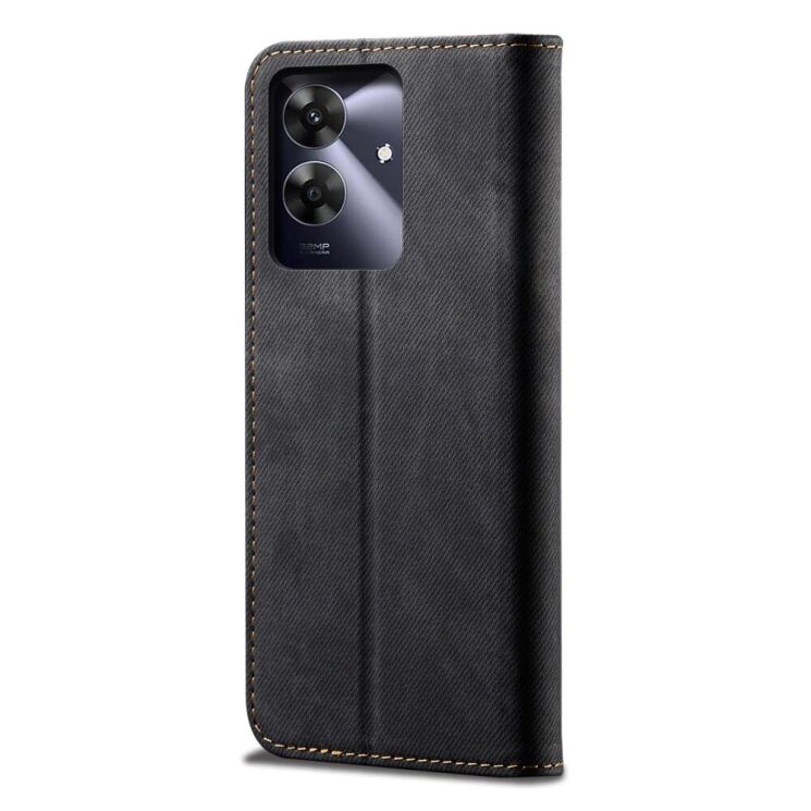 Чохол-книжка UniCase Jeans Wallet для Realme C63 / Note 60 - Black: фото 6 з 6