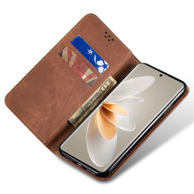 Чохол-книжка UniCase Jeans Wallet для Samsung Galaxy A34 (A346) - Coffee: фото 2 з 6