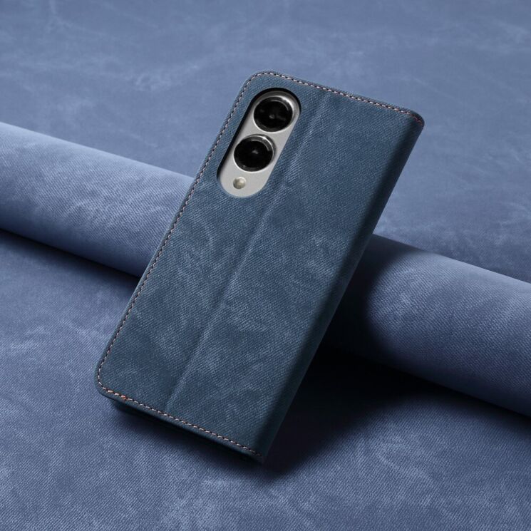 Чохол-книжка UniCase Jeans Wallet для Samsung Galaxy S25 Edge (S937) - Blue: фото 7 з 7
