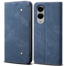 Чехол-книжка UniCase Jeans Wallet для Samsung Galaxy S25 Edge (S937) - Blue: фото 1 из 7