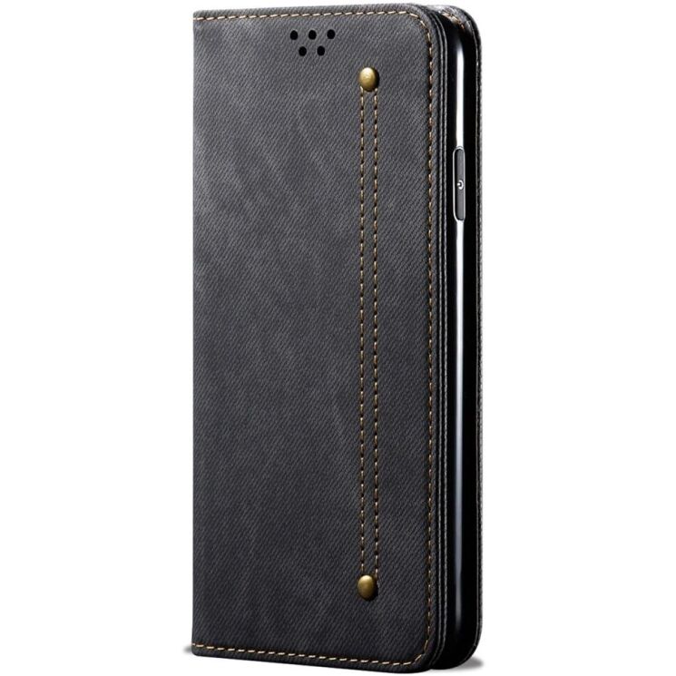 Чохол-книжка UniCase Jeans Wallet для Xiaomi Poco F6 - Black: фото 5 з 6