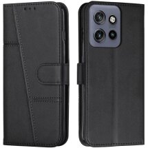 Чехол-книжка UniCase Jet Cover для Motorola Edge 50 Neo - Black: фото 1 из 10