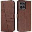 Чохол-книжка UniCase Jet Cover для Motorola Edge 50 - Brown (368512Z)
