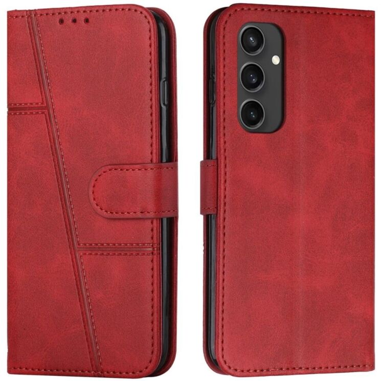 Чехол-книжка UniCase Jet Cover для Samsung Galaxy S24 FE (S721) - Red: фото 1 из 10