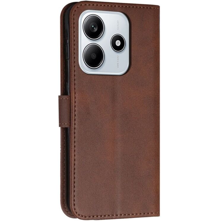 Чехол-книжка UniCase Jet Cover для Xiaomi Redmi Note 14 5G - Brown: фото 5 из 10