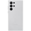 Чехол Leather Cover для Samsung Galaxy S22 Ultra (S908) EF-VS908LJEGRU - Light Gray (289949J)