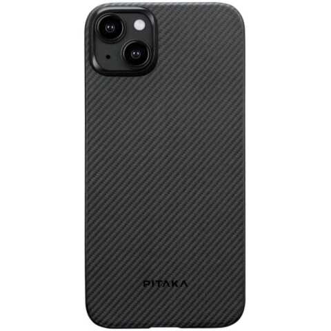 Чохол Pitaka MagEZ Case Twill для Apple iPhone 15 KI1501 - Black / Grey: фото 1 з 14