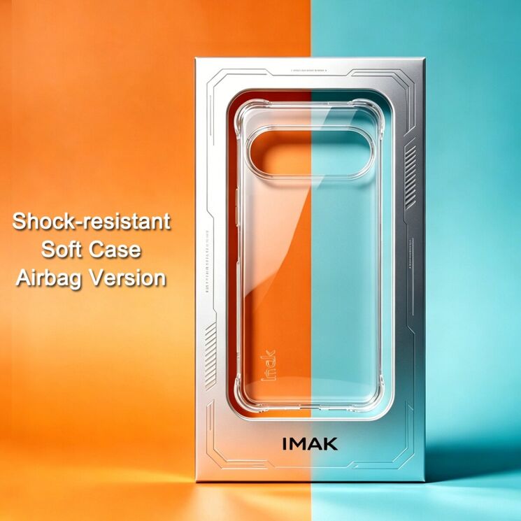 Чехол с усиленными углами IMAK Airbag MAX Case для Google Pixel 11 Pro - Transparent: фото 2 из 9