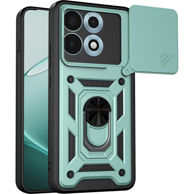 Чехол с защитой камеры Deexe Armor Shield для Motorola Edge 70 Max - Green (435526G) Чехол с защитой камеры Deexe Armor Shield для Motorola Edge 70 Max - Green: фото 1 из 9