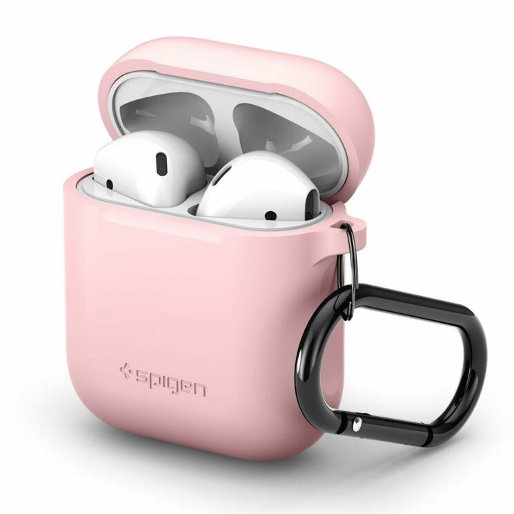 Чехол Spigen (SGP) Silicone Case для Apple AirPods 1 / 2 - Pink: фото 1 из 7
