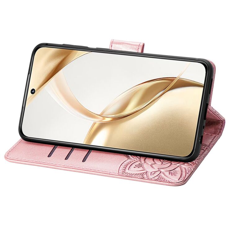 Чохол-книжка з малюнком UniCase Butterfly Pattern для Honor 200 - Rose Gold: фото 3 з 7
