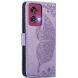 Чехол UniCase Butterfly Pattern для Motorola Edge 50 Fusion - Light Purple (354231LV). Фото 5 из 8