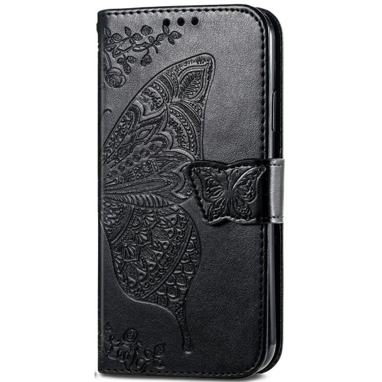 Чехол UniCase Butterfly Pattern для Motorola Moto G55 - Black: фото 5 из 7