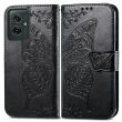 Чехол UniCase Butterfly Pattern для Motorola Moto G55 - Black (366133B)