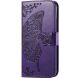 Чехол UniCase Butterfly Pattern для OPPO Reno 12 F/FS - Dark Purple (360124DV). Фото 4 из 10