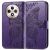 Чехол UniCase Butterfly Pattern для OPPO Reno 12 F/FS - Dark Purple: фото 1 из 10