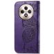 Чехол UniCase Butterfly Pattern для OPPO Reno 12 F/FS - Dark Purple (360124DV). Фото 5 из 10