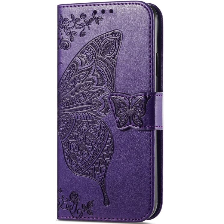 Чехол UniCase Butterfly Pattern для Samsung Galaxy A36 (A366) / A56 (A566) - Dark Purple: фото 5 из 10