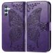 Чехол UniCase Butterfly Pattern для Samsung Galaxy A36 (A366) / A56 (A566) - Dark Purple (372006DV). Фото 1 из 10