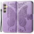 Чехол UniCase Butterfly Pattern для Samsung Galaxy S24 Plus - Light Purple (343465LV)