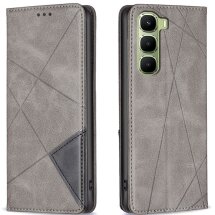 Чохол UniCase Geometric Pattern для Infinix Hot 60 Pro - Grey: фото 1 з 8