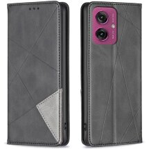 Чехол UniCase Geometric Pattern для Motorola Moto G55 - Black: фото 1 из 8