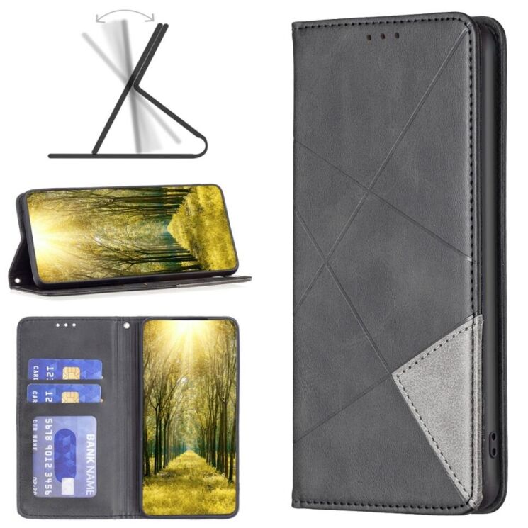 Чехол UniCase Geometric Pattern для Samsung Galaxy A05s (A057) - Black: фото 2 из 7