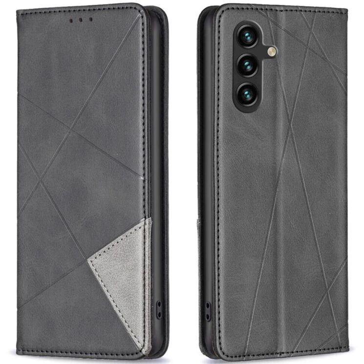 Чехол UniCase Geometric Pattern для Samsung Galaxy A05s (A057) - Black: фото 1 из 7