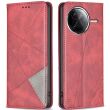 Чехол UniCase Geometric Pattern для Xiaomi Poco F7 Pro / F7 Ultra - Red (378644R)