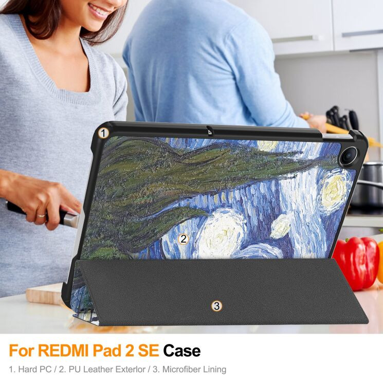 Чехол UniCase Life Style для Xiaomi Redmi Pad 2 SE - Tower: фото 10 из 10