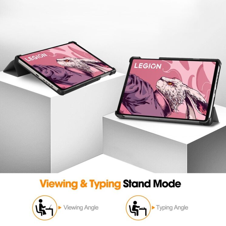 Чехол UniCase Slim для Lenovo Legion Tab - Blackish Green: фото 6 из 10
