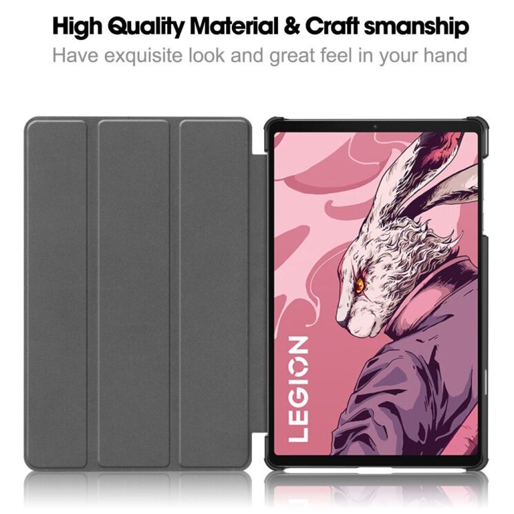 Чехол UniCase Slim для Lenovo Legion Tab - Blackish Green: фото 4 из 10