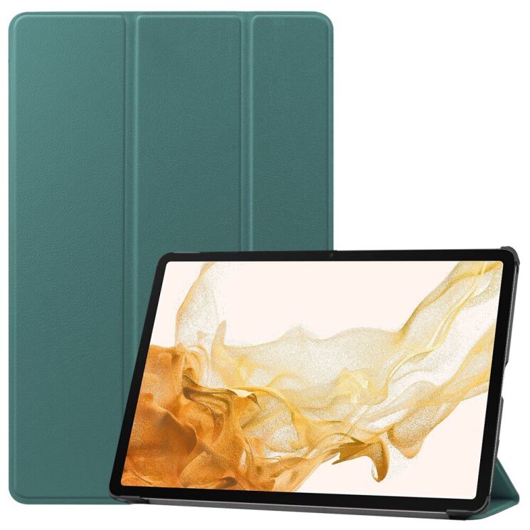 Чехол UniCase Slim для Samsung Galaxy Tab S10 Plus - Blackish Green: фото 1 из 9